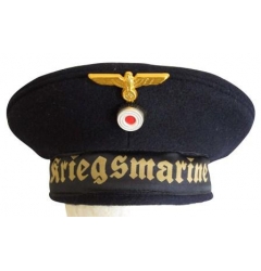 Kriegsmarine EM Navy Blue Cap